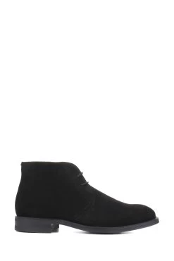 Jones Bootmaker Campbell Suede Black Desert Boots -Boutique Fashion Shoe Store C01578s2