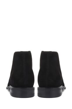 Jones Bootmaker Campbell Suede Black Desert Boots -Boutique Fashion Shoe Store C01578s4