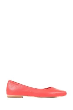 Jones Bootmaker Elenora Leather Ballerina Flats
