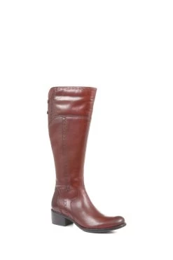 Jones Bootmaker Rachel Brown Leather Rider Boots -Boutique Fashion Shoe Store C08178s3