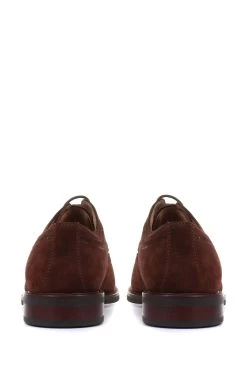 Jones Bootmaker Longwood Brown Suede Derby Brogues -Boutique Fashion Shoe Store C09183s3