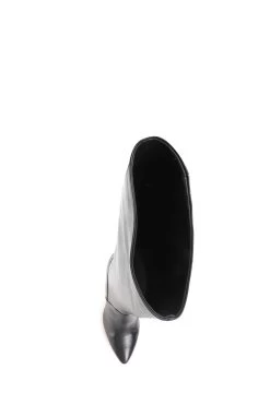 Jones Bootmaker Leilani Black Knee High Stiletto Boots -Boutique Fashion Shoe Store C11587s4