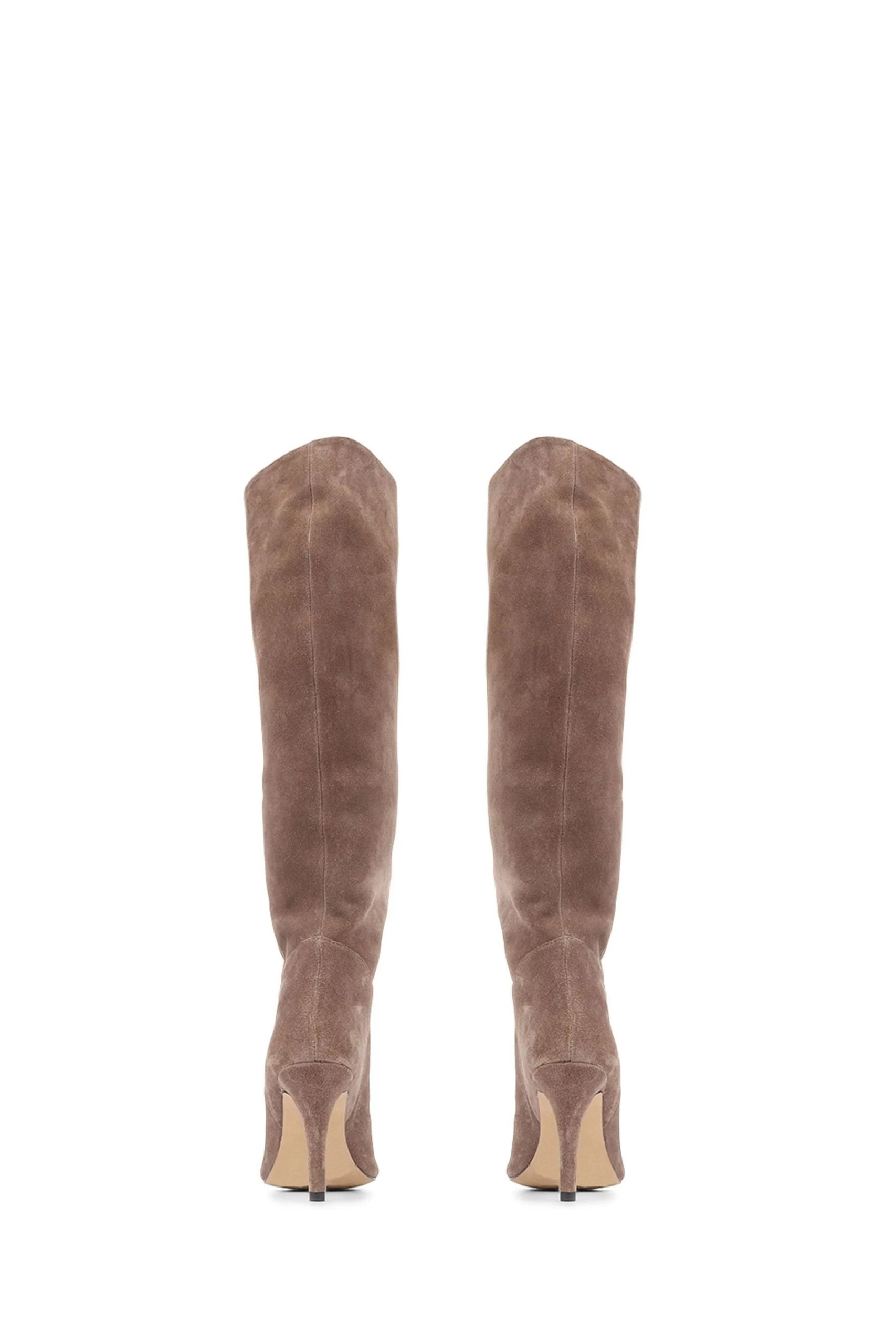 Jones Bootmaker Natural Luz Stiletto Knee High Boots 6 Jones Bootmaker Natural Luz Stiletto Knee High Boots - Image 4