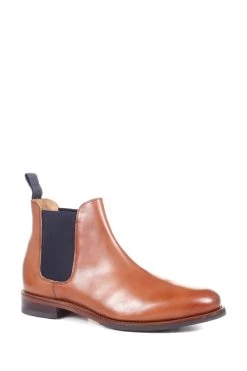 Jones Bootmaker Brown Bayridge Leather Goodyear Welt Chelsea Boots