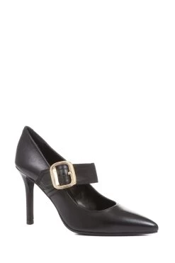 Jones Bootmaker Charlize Stiletto Mary Janes Black Shoes -Boutique Fashion Shoe Store C15901s2