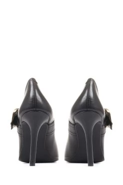 Jones Bootmaker Charlize Stiletto Mary Janes Black Shoes -Boutique Fashion Shoe Store C15901s5