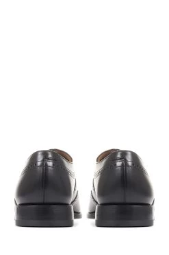 Jones Bootmaker Texas Goodyear Welted Leather Black Shoes -Boutique Fashion Shoe Store C16651s3