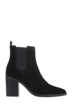 Jones Bootmaker Clair Black Heeled Chelsea Boots