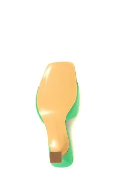 Jones Bootmaker Green Bianka Quilted Leather Heeled Mules 13 Jones Bootmaker Green Bianka Quilted Leather Heeled Mules -Boutique Fashion Shoe Store C21924s6