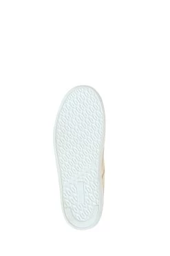 Jones Bootmaker Gold Alani Leather Platform Trainers -Boutique Fashion Shoe Store C24570s5