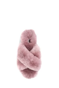 Jones Bootmaker Pink Dory Sheepskin Slippers -Boutique Fashion Shoe Store C25345s4