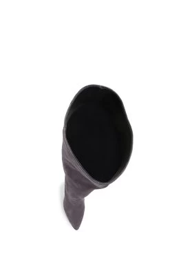 Jones Bootmaker Grey Luz Stiletto Knee High Boots -Boutique Fashion Shoe Store C30582s5