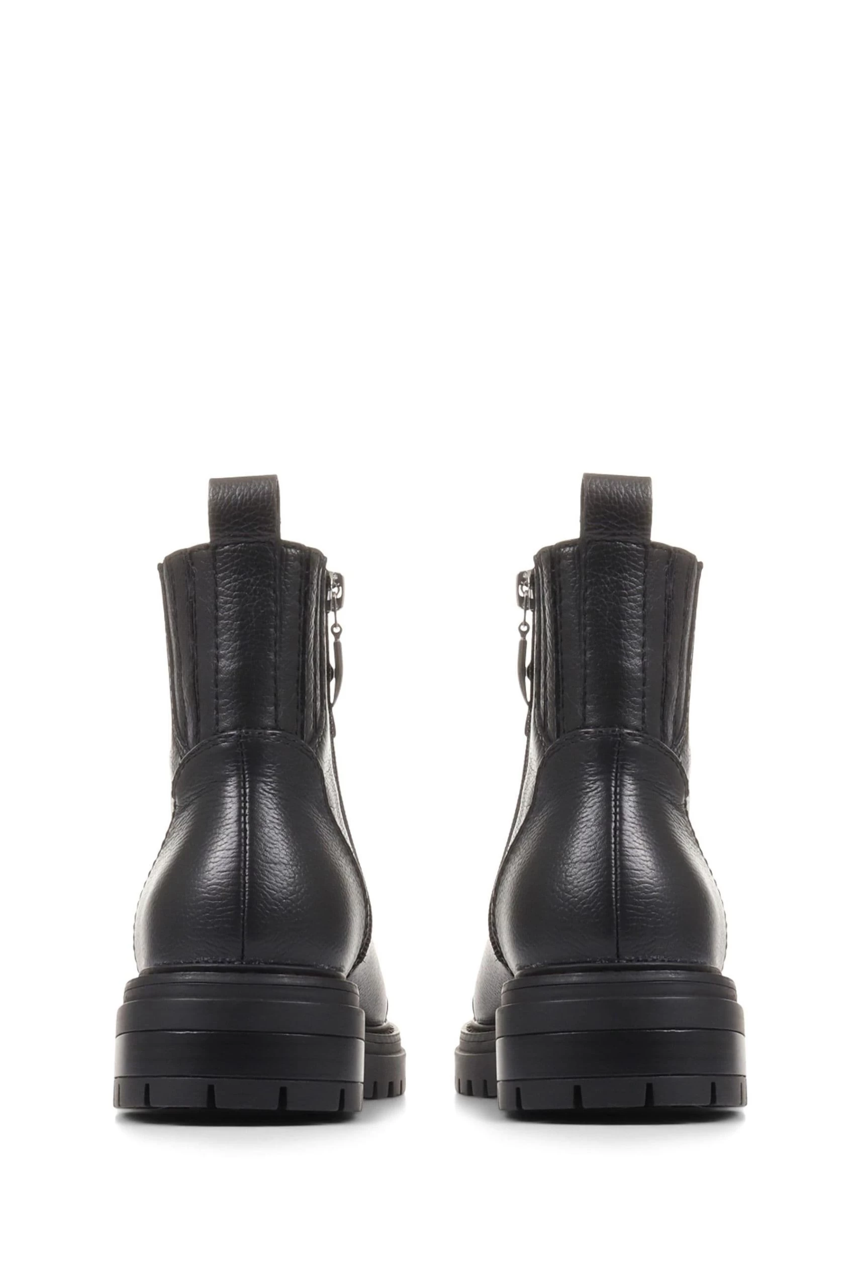 Jones Bootmaker Susanna Leather Black Hiker Boots 6 Jones Bootmaker Susanna Leather Black Hiker Boots - Image 4