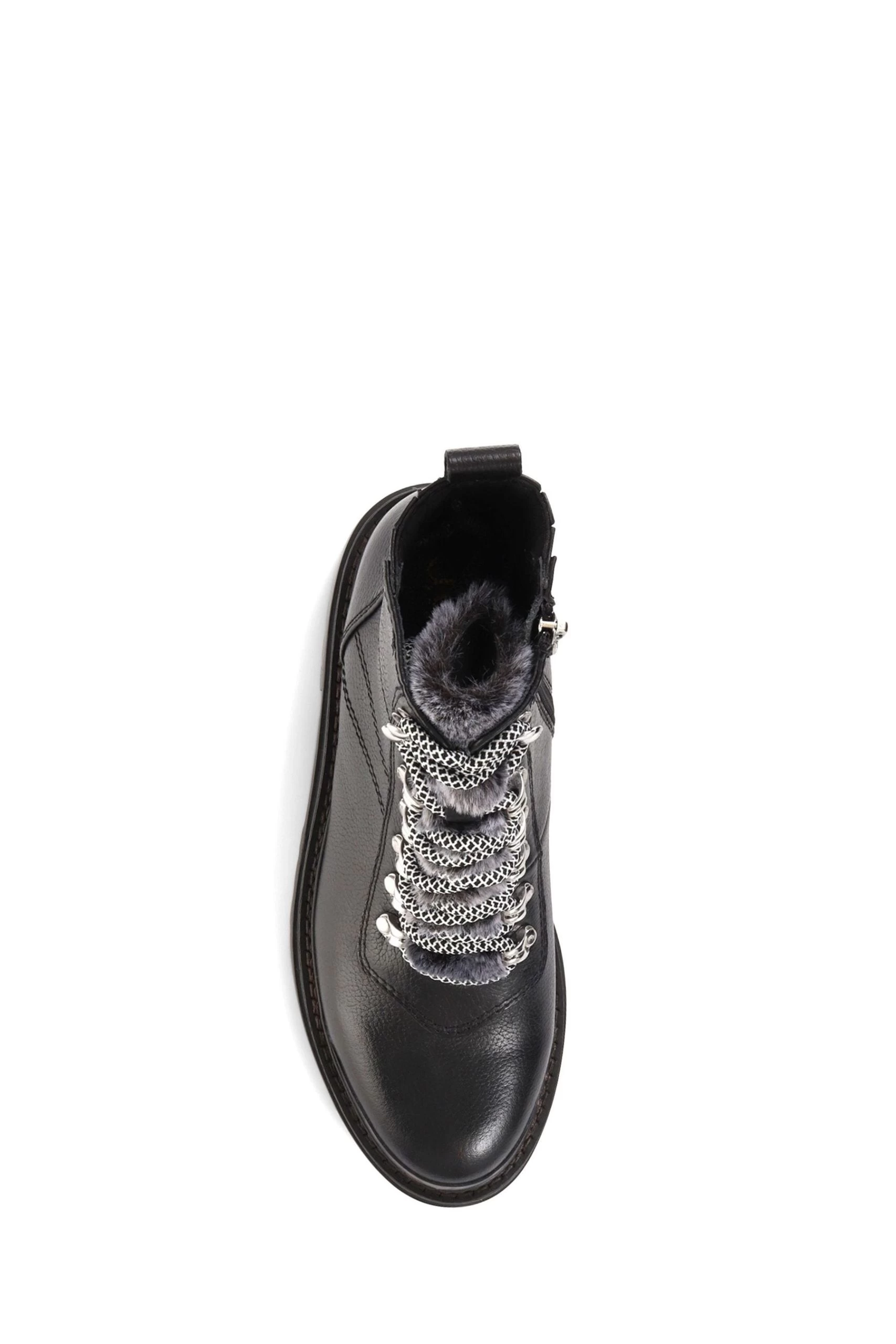 Jones Bootmaker Susanna Leather Black Hiker Boots 7 Jones Bootmaker Susanna Leather Black Hiker Boots - Image 5