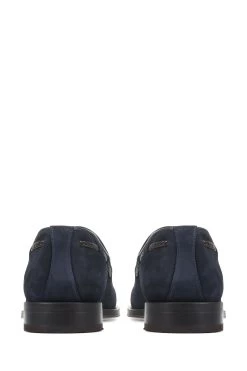 Jones Bootmaker Blue Carindale Handmade Tassel Loafers -Boutique Fashion Shoe Store C31012s5