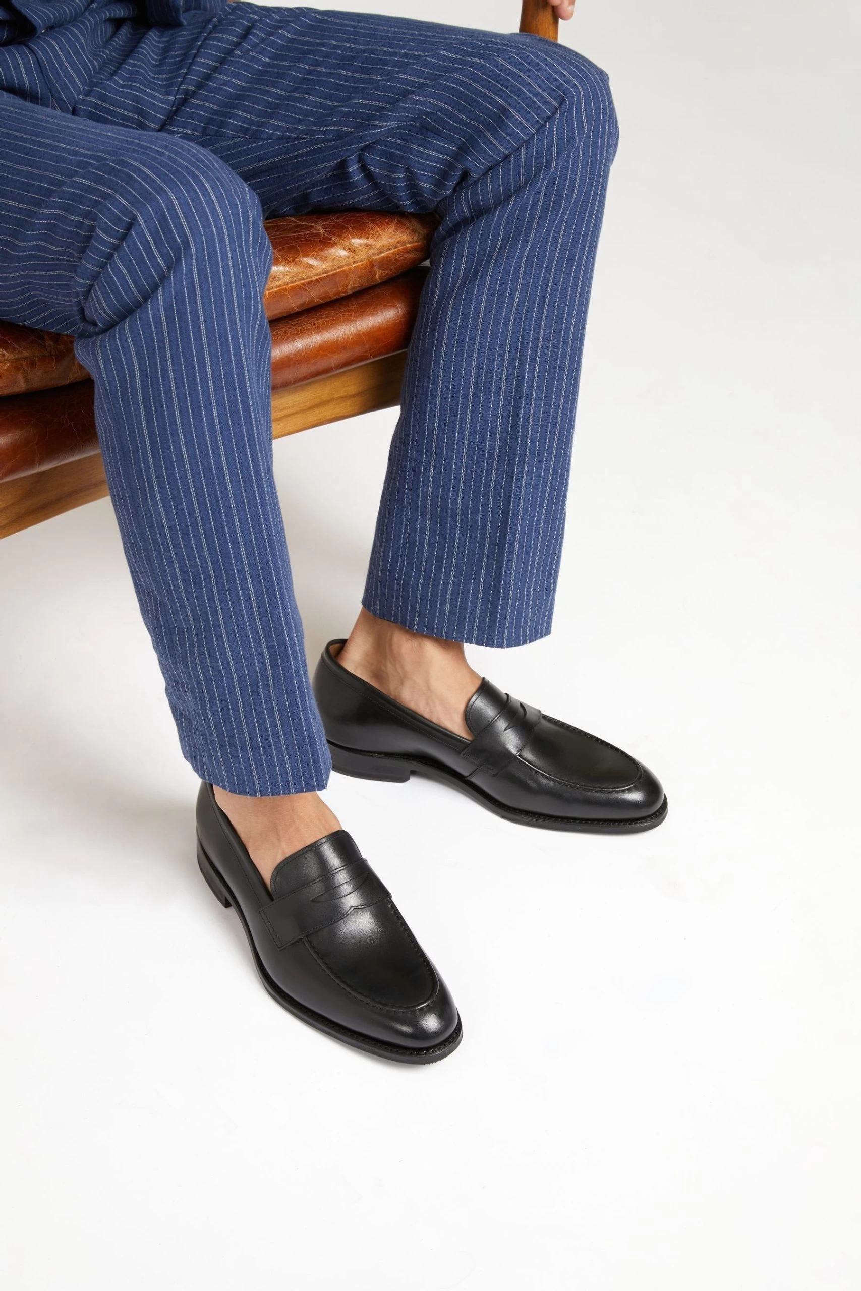 Jones Bootmaker Goodyear Welted Men's Leather Penny Loafers 3 Jones Bootmaker Goodyear Welted Men's Leather Penny Loafers