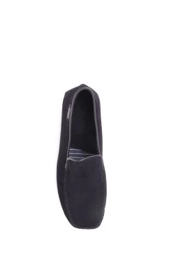 Jones Bootmaker Blue Yarm Leather Moccasin Slippers 10 Jones Bootmaker Blue Yarm Leather Moccasin Slippers -Boutique Fashion Shoe Store C49226s4