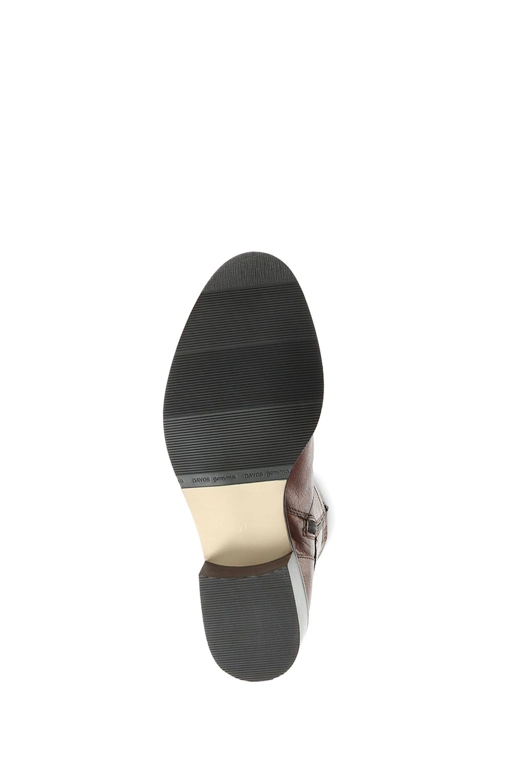 Jones Bootmaker Phoebe Wide Calf Leather Tan Brown Knee Boots 8 Jones Bootmaker Phoebe Wide Calf Leather Tan Brown Knee Boots - Image 6