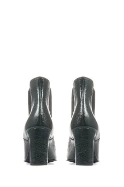 Jones Bootmaker Green Calliope Heeled Ankle Boots 13 Jones Bootmaker Green Calliope Heeled Ankle Boots -Boutique Fashion Shoe Store C56785s6