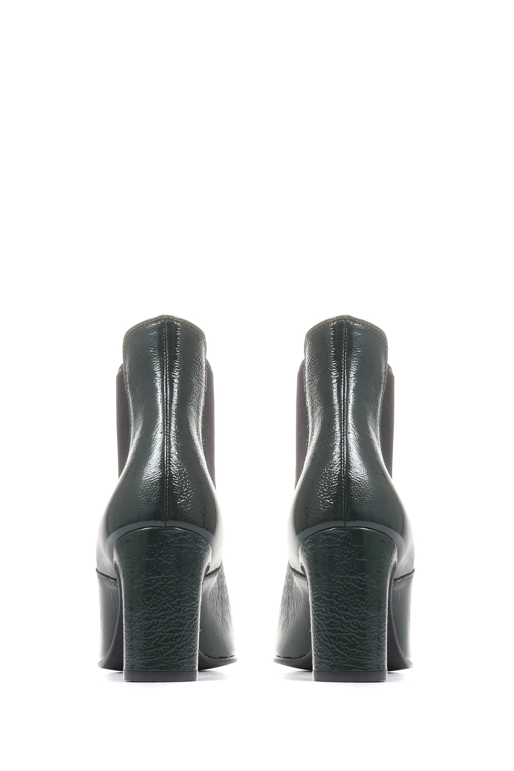 Jones Bootmaker Green Calliope Heeled Ankle Boots 8 Jones Bootmaker Green Calliope Heeled Ankle Boots - Image 6