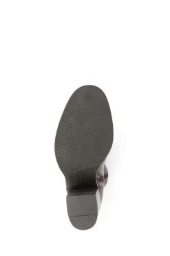 Jones Bootmaker Brown Cesena Slim Leather Knee Boots -Boutique Fashion Shoe Store C57046s5