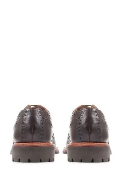 Jones Bootmaker Bushwick Goodyear Welted Leather Brown Brogues -Boutique Fashion Shoe Store C58960s3