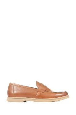 Jones Bootmaker Natural Quinten Leather Loafers