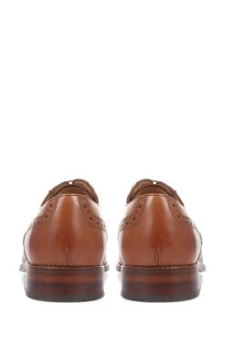 Jones Bootmaker Clemente Leather Wing Tipped Brown Brogues -Boutique Fashion Shoe Store C67633s5