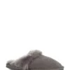 Jones Bootmaker Grey Sheepskin Mule Slippers -Boutique Fashion Shoe Store C85646s