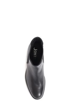 Jones Bootmaker Doria Black Heeled Leather Chelsea Boots -Boutique Fashion Shoe Store C86039s4