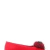 Jones Bootmaker Erika Red Pom Pom Slippers 1 Jones Bootmaker Erika Red Pom Pom Slippers -Boutique Fashion Shoe Store C88593s