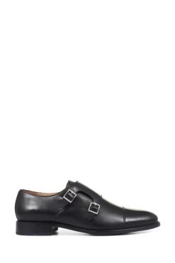 Jones Bootmaker Nathaniel Leather Double Monk Shoes