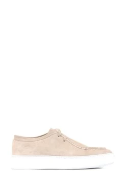 Boutique Fashion Shoe Store 11 Jones Bootmaker Cream Soren Suede Leather Trainers
