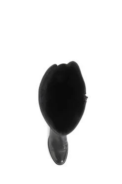 Jones Bootmaker Slim Fit Rachel Rider Black Boots -Boutique Fashion Shoe Store C91827s5