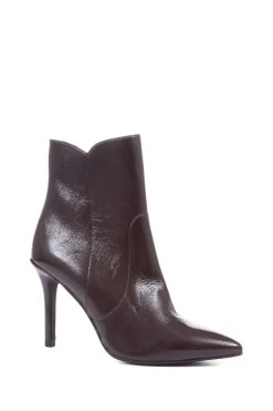 Jones Bootmaker Purple Cadence Heeled Leather Ankle Boots 8 Jones Bootmaker Purple Cadence Heeled Leather Ankle Boots -Boutique Fashion Shoe Store C93185s2