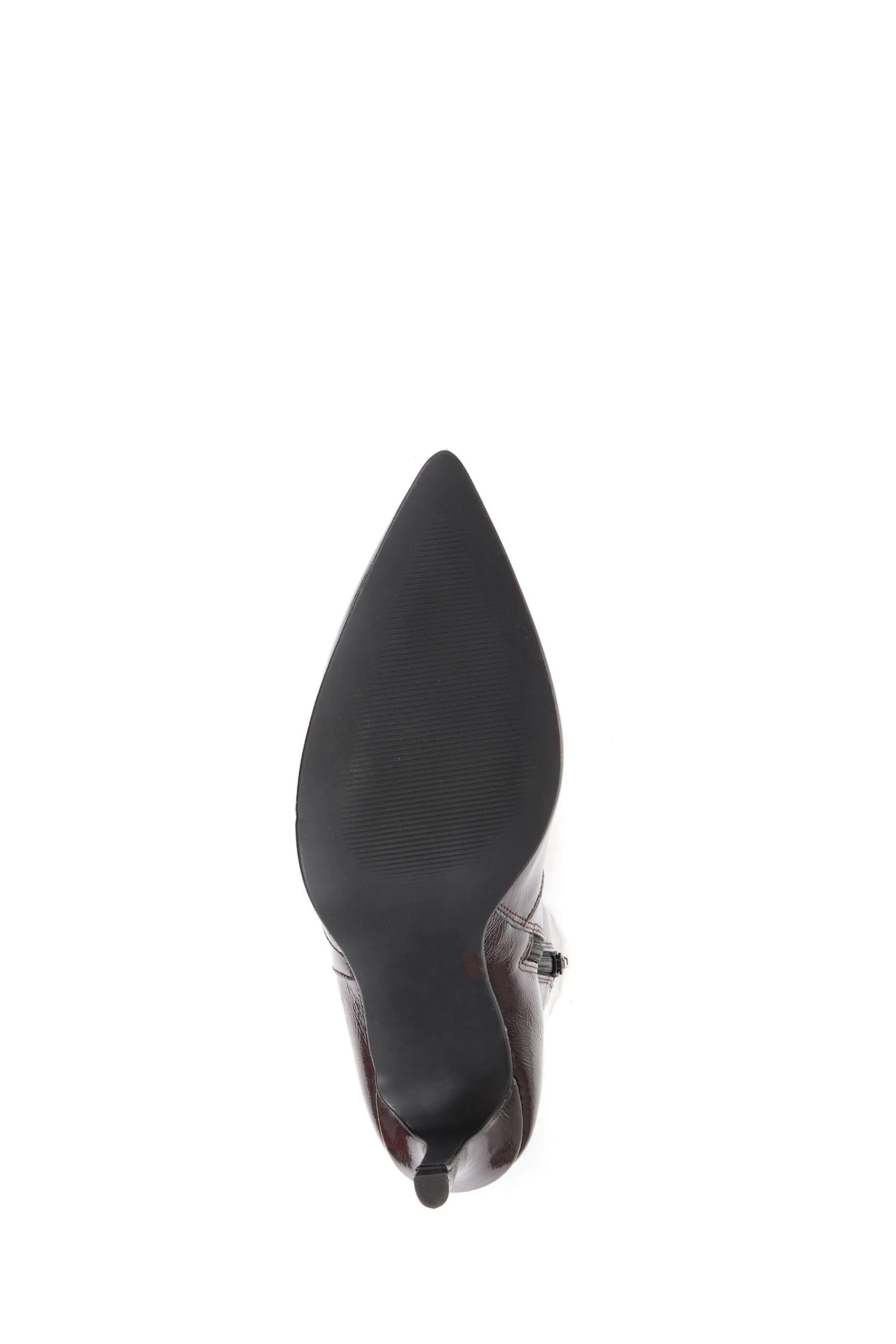 Jones Bootmaker Purple Cadence Heeled Leather Ankle Boots 7 Jones Bootmaker Purple Cadence Heeled Leather Ankle Boots - Image 5