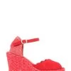 Jones Bootmaker Red Alejandra Espadrille Wedge Sandals -Boutique Fashion Shoe Store C94695s