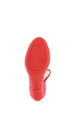 Jones Bootmaker Red Alejandra Espadrille Wedge Sandals -Boutique Fashion Shoe Store C94695s5