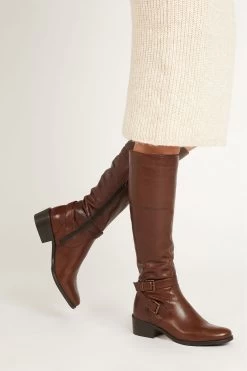 Jones Bootmaker Ladies Brown Long Smart Boots