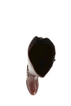 Jones Bootmaker Ladies Brown Long Smart Boots -Boutique Fashion Shoe Store C97009s4