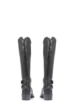 Jones Bootmaker Ladies Long Smart Black Boots -Boutique Fashion Shoe Store D03420s4