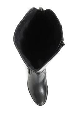 Jones Bootmaker Ladies Long Smart Black Boots -Boutique Fashion Shoe Store D03420s5