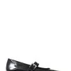 Jones Bootmaker Luciana Square Toe Mary Jane Black Shoes -Boutique Fashion Shoe Store D03498s