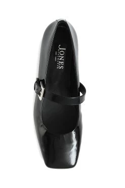 Jones Bootmaker Luciana Square Toe Mary Jane Black Shoes -Boutique Fashion Shoe Store D03498s4