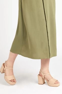 Jones Bootmaker Nude Giuseppa Platform Heels -Boutique Fashion Shoe Store D03581s