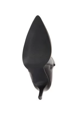 Jones Bootmaker Cadence Heeled Leather Black Ankle Boots -Boutique Fashion Shoe Store D03584s6