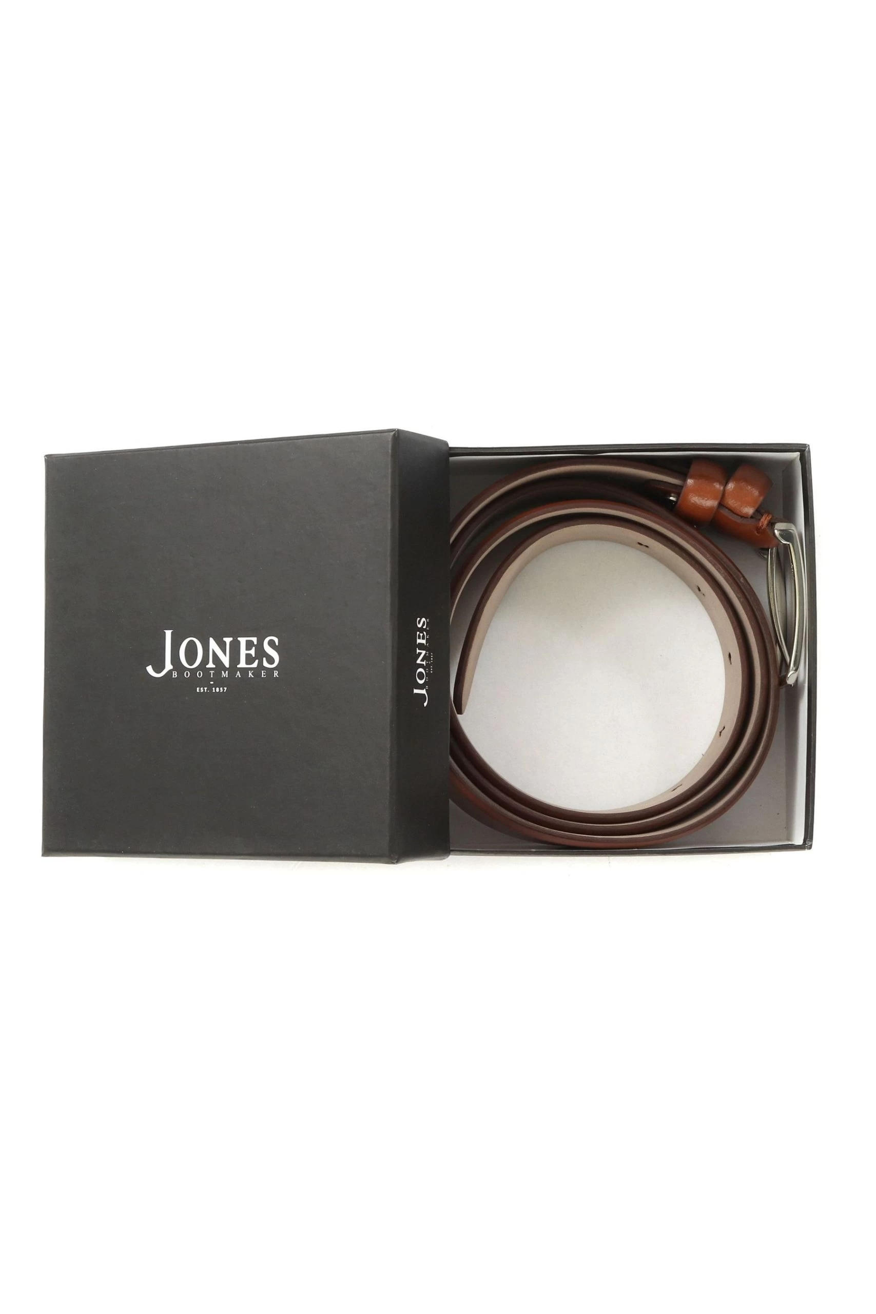 Jones Bootmaker Mens Uxbridge Brown Leather Belt 5 Jones Bootmaker Mens Uxbridge Brown Leather Belt - Image 3