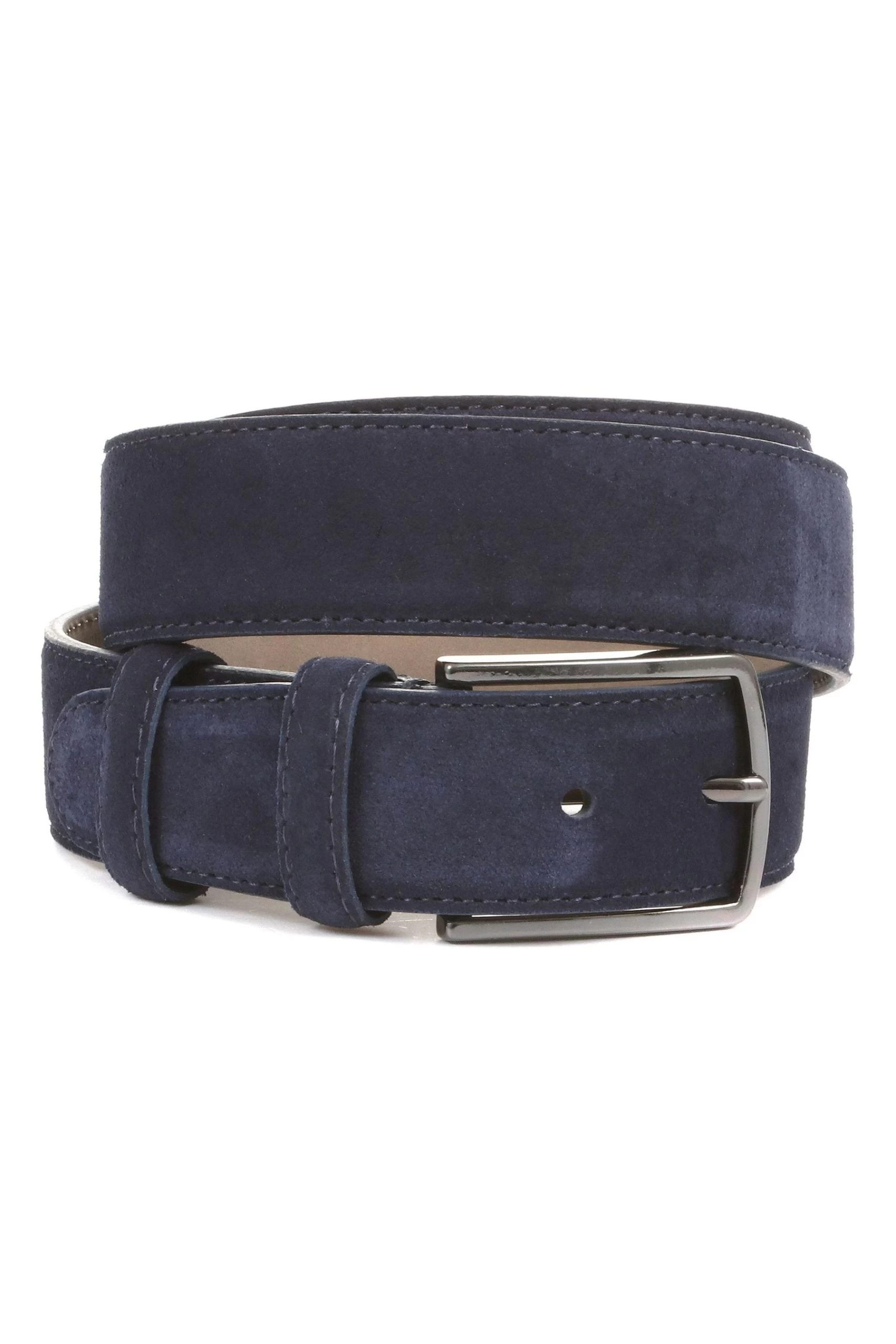Jones Bootmaker Upney Mens Blue Suede Leather Belt 2 Jones Bootmaker Upney Mens Blue Suede Leather Belt