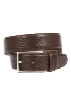 Jones Bootmaker Upminster Mens Brown Leather Belt