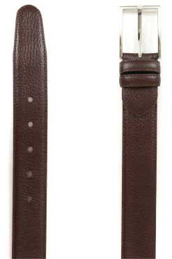 Jones Bootmaker Upminster Mens Brown Leather Belt -Boutique Fashion Shoe Store D18766s3